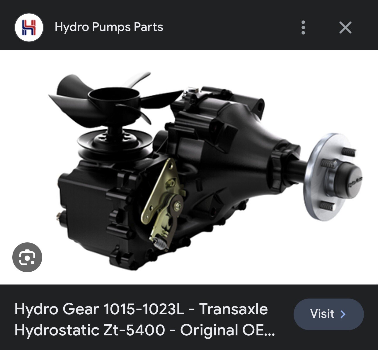 HydroGear ZT5400 Transaxle Hydrostatic 10151023L eBay