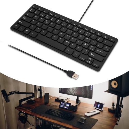 78Keys Anti-slip USB Cord Spanish Keyboards for Windows8 Computer - Picture 4 of 8