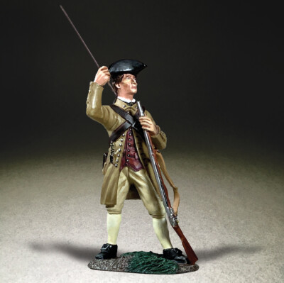 BRITAINS CLASH OF EMPIRES 16095 COLONIAL MILITIA STANDING LOADING