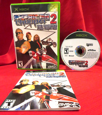 American Chopper 2: Full Throttle (Microsoft Xbox, 2005)  CIB & Tested