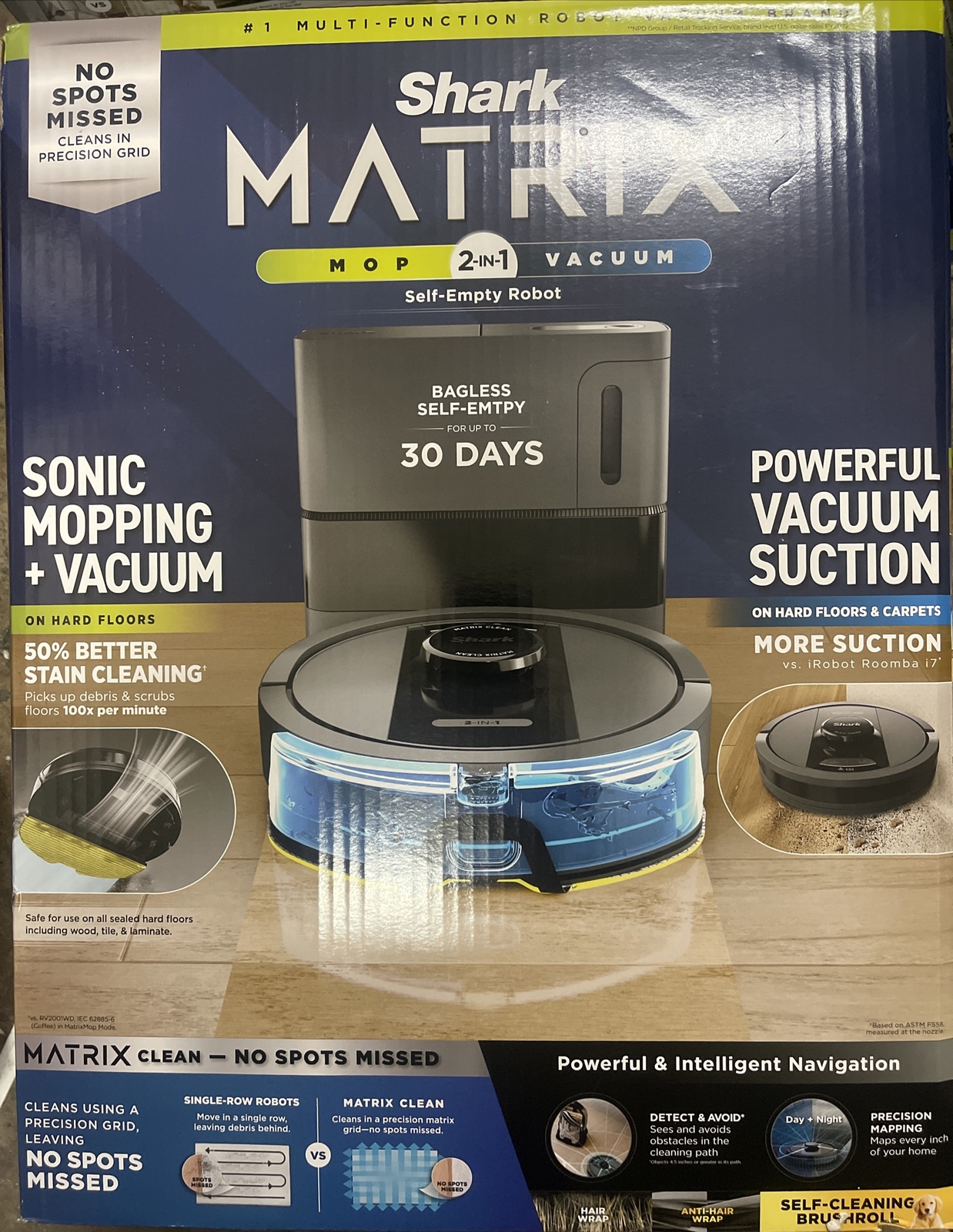 Shark Matrix Mop Vacuum 2 In 1 RV2400WS Self Empty