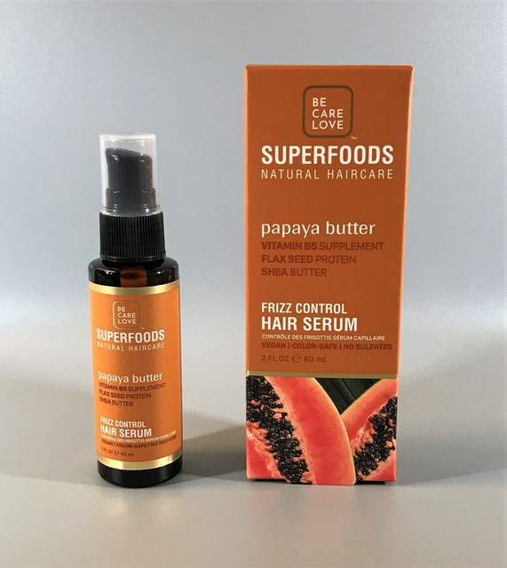 Be Care Love Superfoods Papaya Butter Frizz Control Hair Serum 2oz for