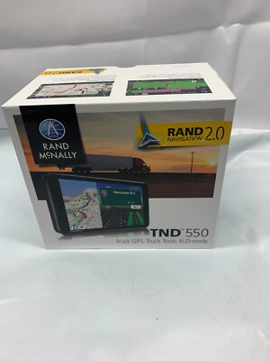 Rand McNally TND  550 Truck GPS 5'' Tablet *New