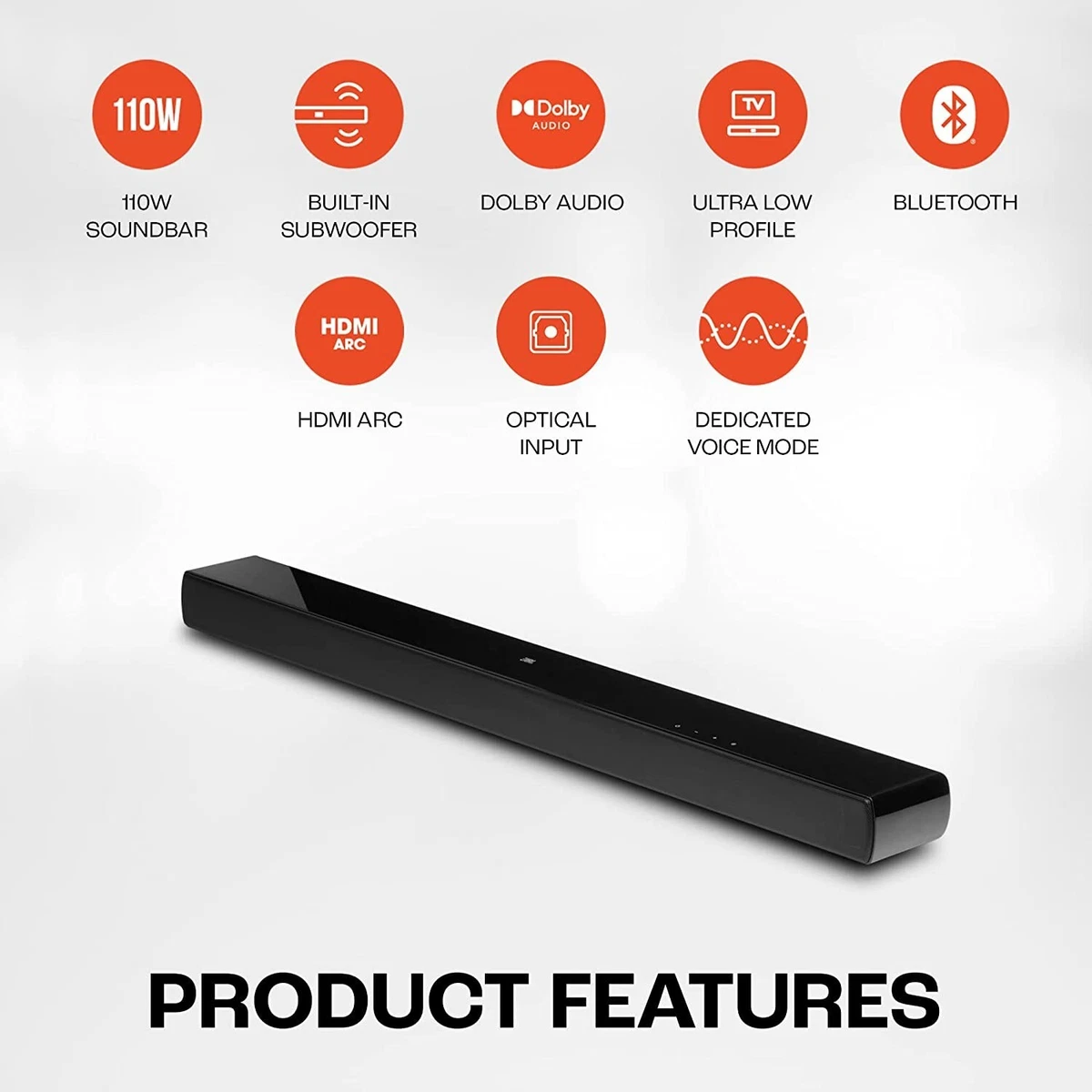 JBL 120 Dolby Digital Soundbar Deep Bass 2.0Ch 110W | eBay