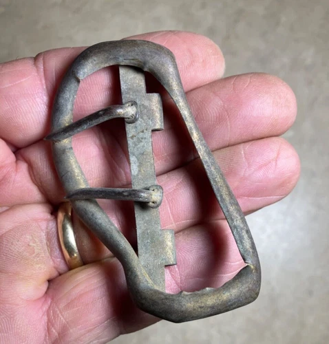 Large fancy brass sash buckle-Found Ft. Craig New Mexico, in 1960's