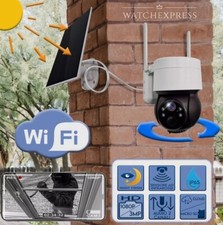 TELECAMERA WIFI Esterna con PANNELLO SOLARE Compatibile ANDROID/IOS ALEXA