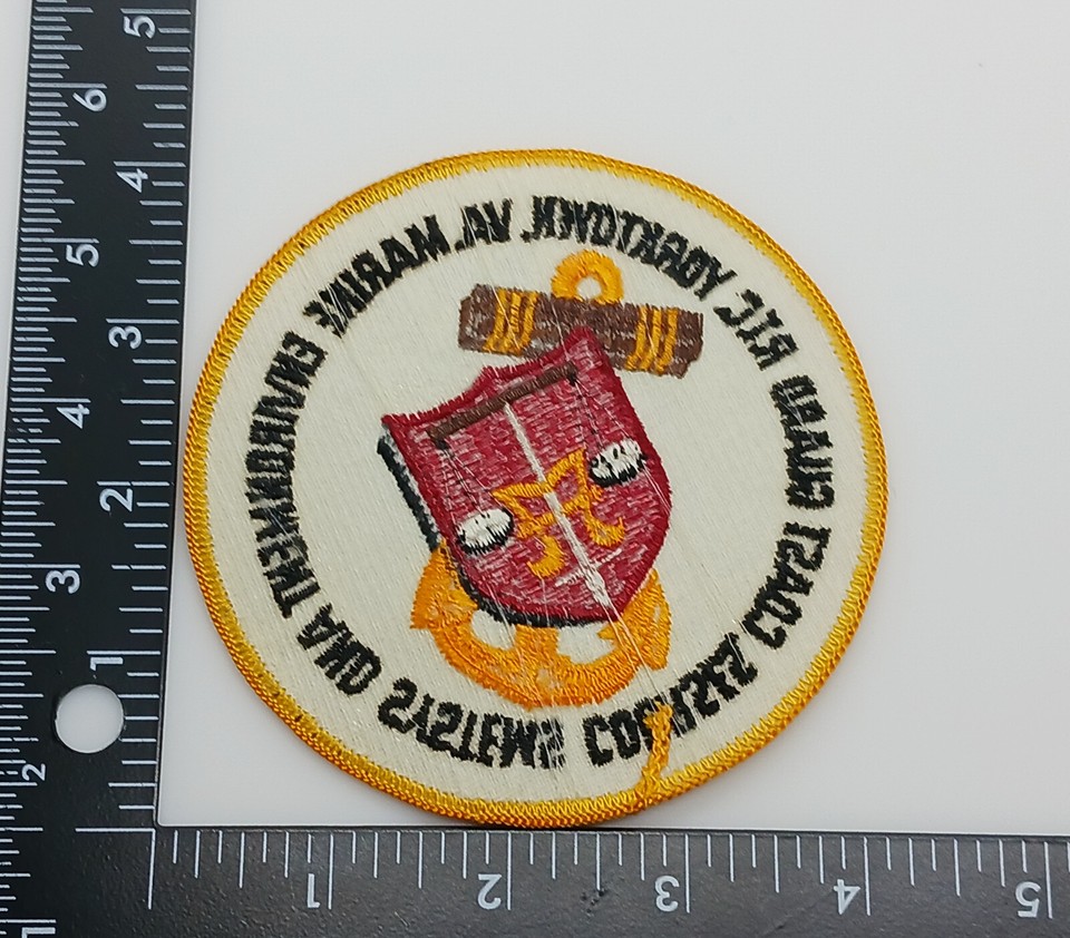 USCG RTC Marine Environment & System Courses Yorktown PA Patch | eBay