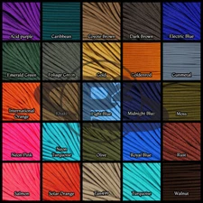 550 Paracord Mil Spec Type III 7 strand parachute cord 10ft, 20ft, 50ft, 100ft