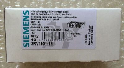3RV1901-1E 1PCS New Siemens circuit breaker 3RV1901-1E Fast delivery