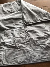 Hearth Hand with Magnolia EURO Pillow Sham Quilted Solid Gray