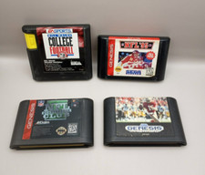Sega Genesis Football Lot (4) Sports Talk, Quarterback Club, NFL '95, Bill Walsh