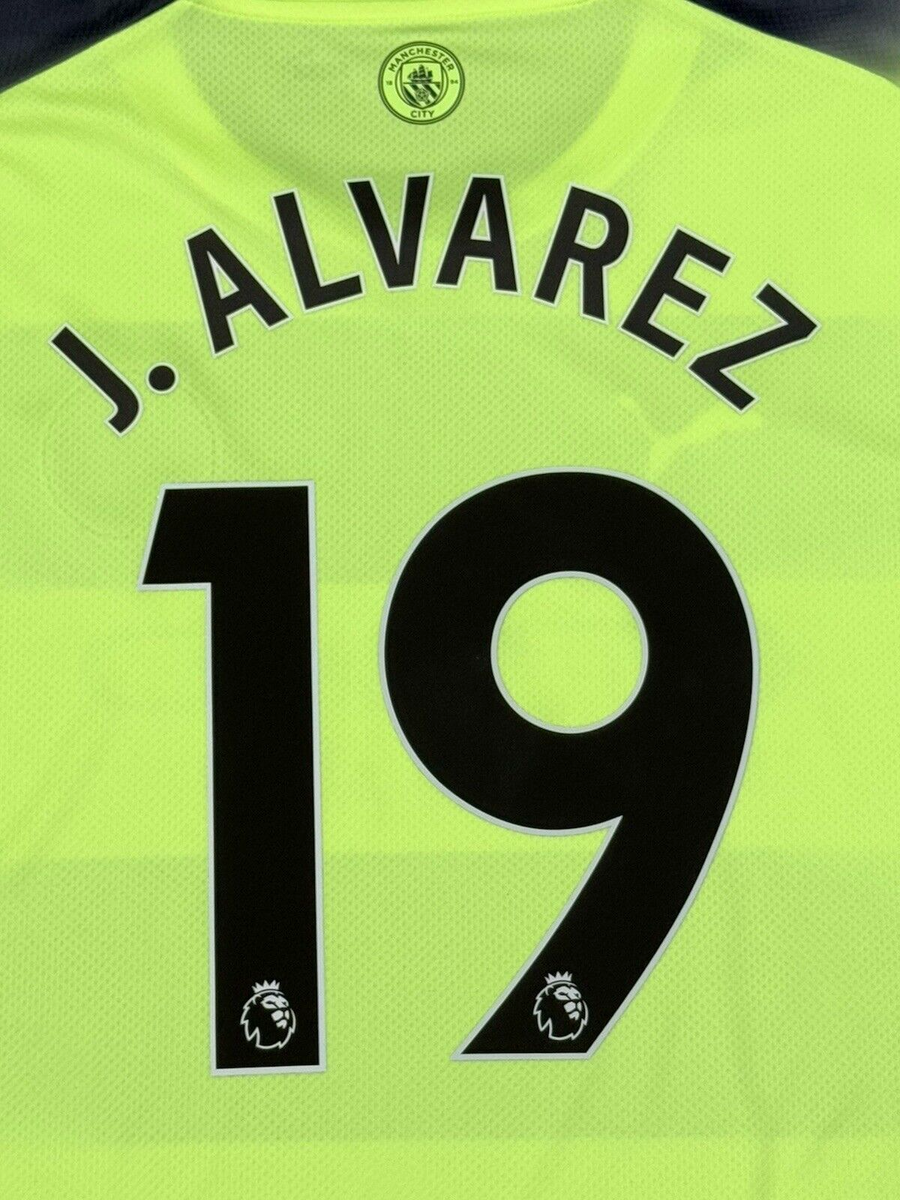 ウェア Puma Manchester City J. ALVAREZ #19 home Puma Man City Home J.Alvarez 19 Jersey 2023-2024 (Premier