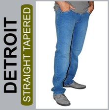 HERO DETROIT | indigo aqua dyed | Straight Tapered Fit| HERREN | 100% Baumwolle