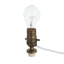 Artistic Bottle Lamp Kit with Bottle Adapter, 8 ft. Power Cord and Fittings