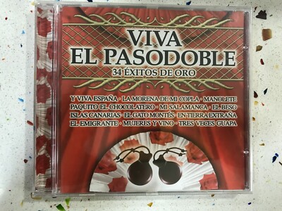 VIVA EL PASODOBLE CD 34 EXITOS DE ORO NUEVO - Y VIVA ESPAÑA PAQUITO EL CHOCOLATE