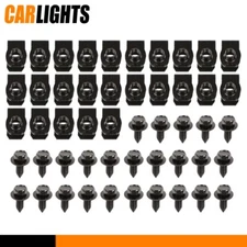 50pcs Kit Fender Body Bolts & U Nuts 5/16-18 x 7/8" x 3/4" Washer 1/2" Hex Head