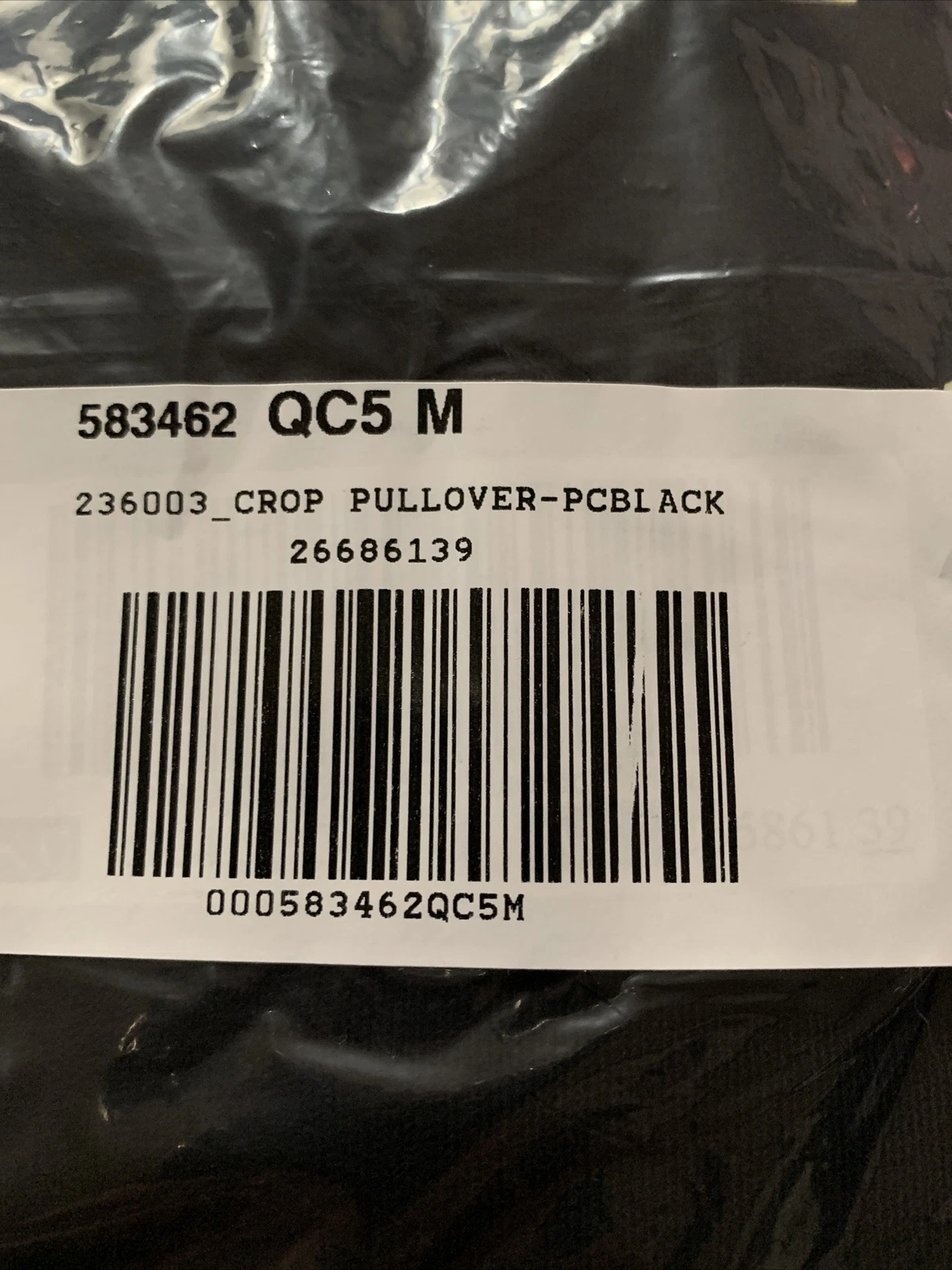 UNDERCOVER FELPA CON CAPPUCCIO NERA VICTORIA'S SECRET ROSA PER TUTTI I GIORNI IN PILE TAGLIA M NUOVA CON ETICHETTE