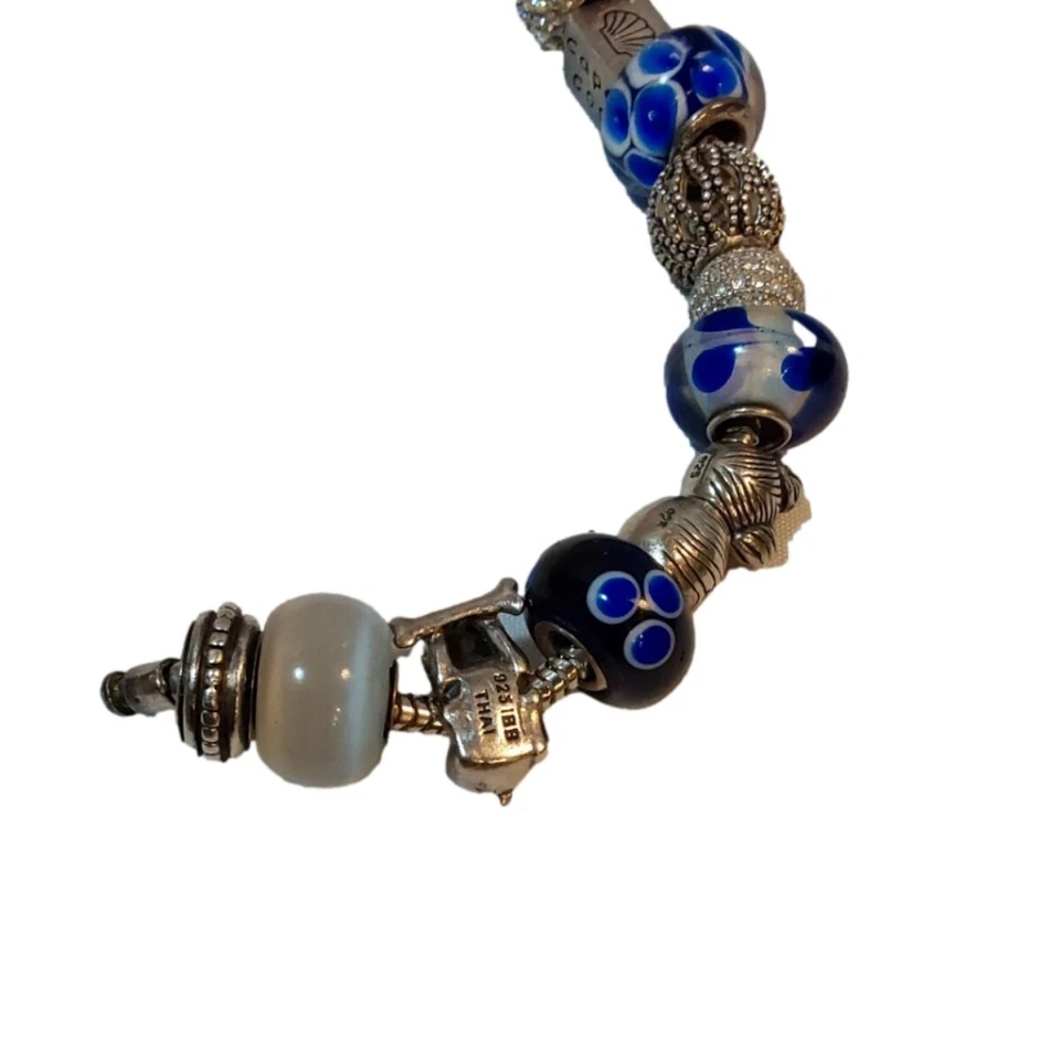 PULSERA IBB PLATA ESTERLINA 925 CON DIJE TAILANDÉS Foto 3 de 4