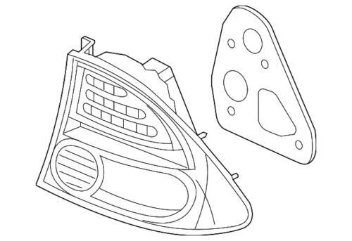 Genuine Honda Lamp Unit R Tail 33501-SNA-A51