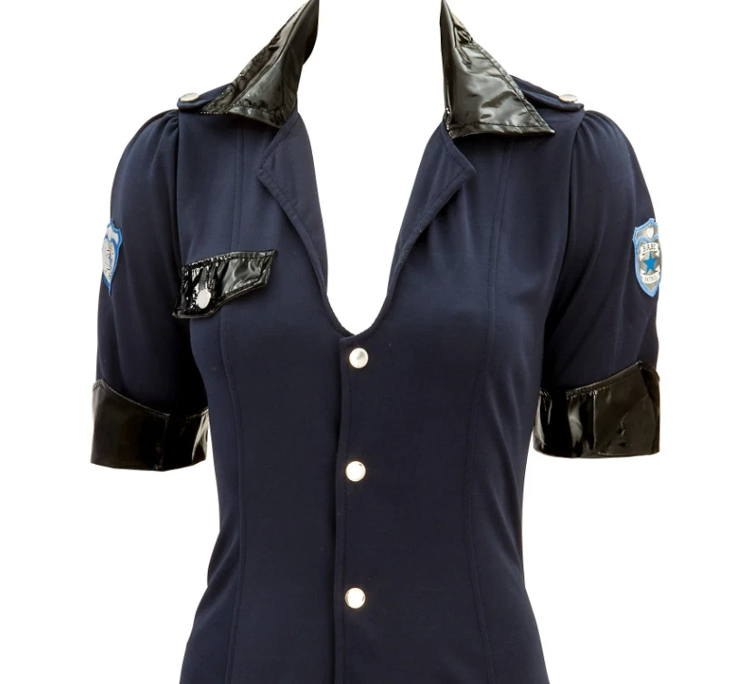 Sassy Police Shirt Adult Halloween Costume - Image 3 of 4