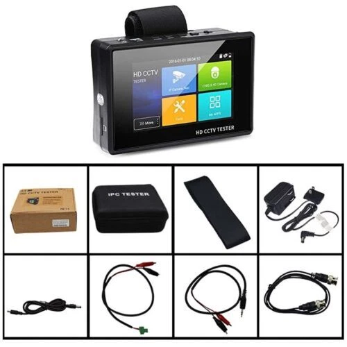 IPC-1800ADH PLUS 4" CVI TVI AHD CVBS 8MP IP POE CCTV Camera Monitor Tester LAN - Image 3 of 4