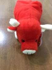 Ty Beanie Baby Snort the Bull Plush Toy - 4002 RARE  - VINTAGE Mint Condition