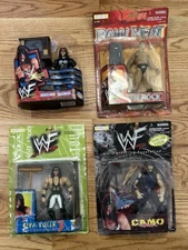 1999 Jakks Pacific | WWF WWE Raw Heat | The Rock | X-PAC Action Figure - 4 Total
