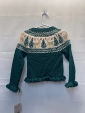 Tahari Toddler Green Christmas Sweater 2t or 4t