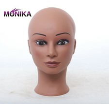 Mannequin Head Lady's Bald Dummy Doll Training ADULT Head for Hat Wig Display