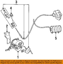 Ford Oem 92-97 Bronco Cruise Control System-actuator Assy Retainer Eotz9d726a