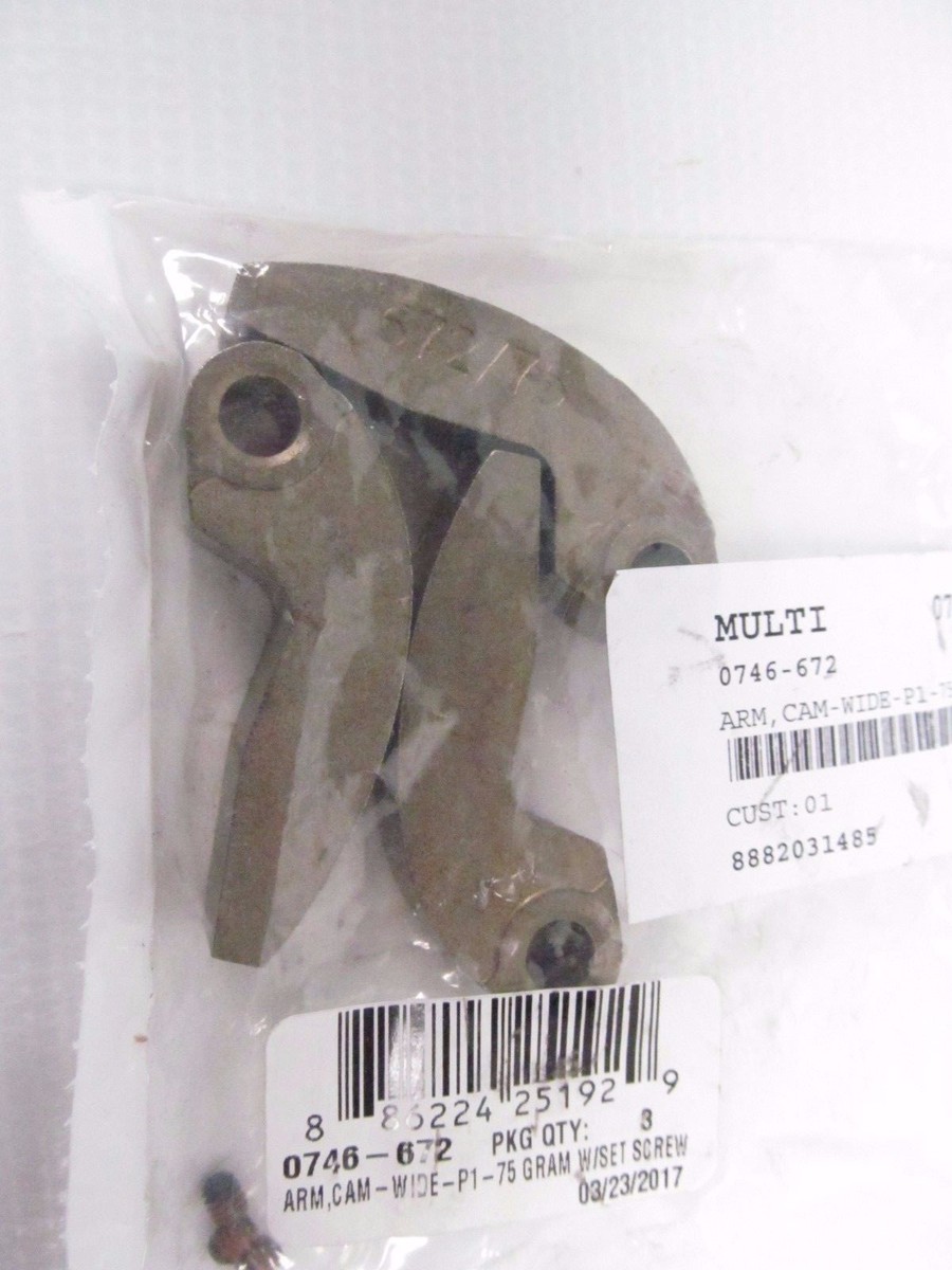 OEM Arctic Cat Snowmobile Clutch Weights Set of 3 w/ Set Screws 75