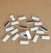 Magnete 20 Stück Clips Kartenhalter Schildhalter Einlegeetiketten 4 x 1,5 cm