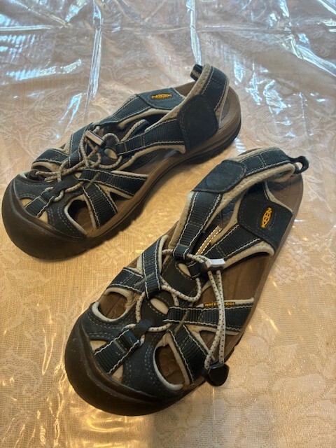 Sandali Keen donna 8 5 escursionismo pescatore blu comodi bassi