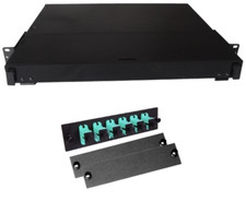 Fiber Rackmount Panel Front Panel Covered 6 SC OM3