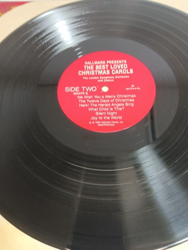 Hallmark Presents THE BEST LOVED CHRISTMAS CAROLS 1985 Vinyl Record - Foto 5 di 8