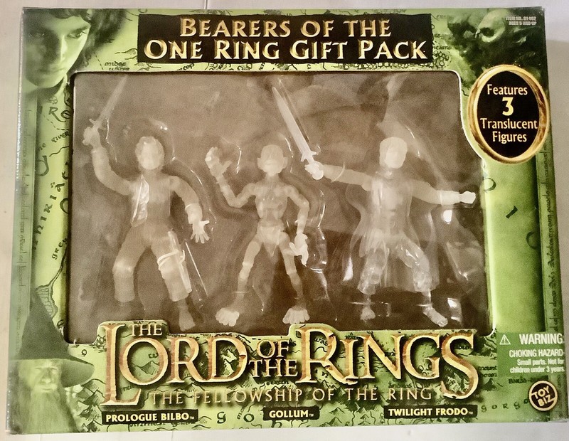 The Lord of the Rings Bearers of the One Ring Gift Pack, 3 Translucent Figures