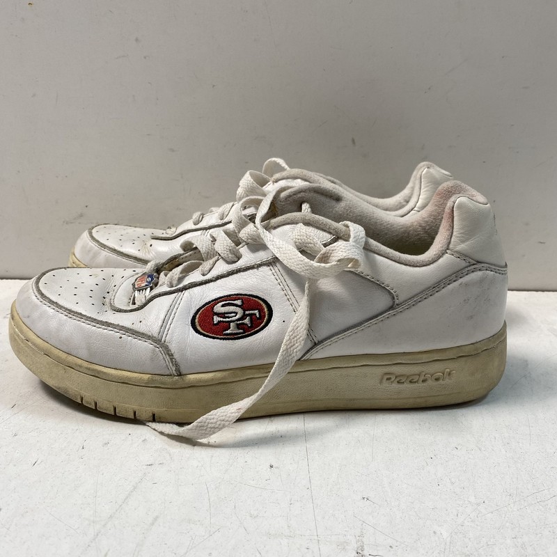 Reebok NFL San Francisco 49ers athletic sneakers Men's Size 9.5