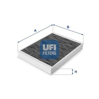 Innenraumfilter UFI 54.166.00 Aktivkohlefilter FüR C5 Peugeot CitroËN SW 407 Hdi