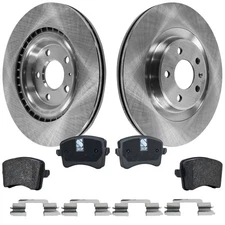 Rear Brake Disc Rotors and Pads Kit for Audi SQ5 Q5 S5 S4 2010-2016