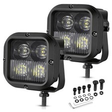 3inch 80W CREE LED Pods Cubes Off Road Driving Lights  9600LM, combo wide plus