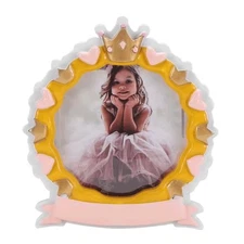 Polarx Princess Photo Frame Personalize Christmas Ornament