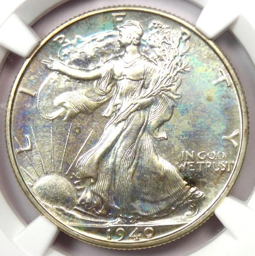 1940 Proof Walking Liberty Half Dollar 50C. NGC PR68+ (PF68 Plus) - $15000 Value