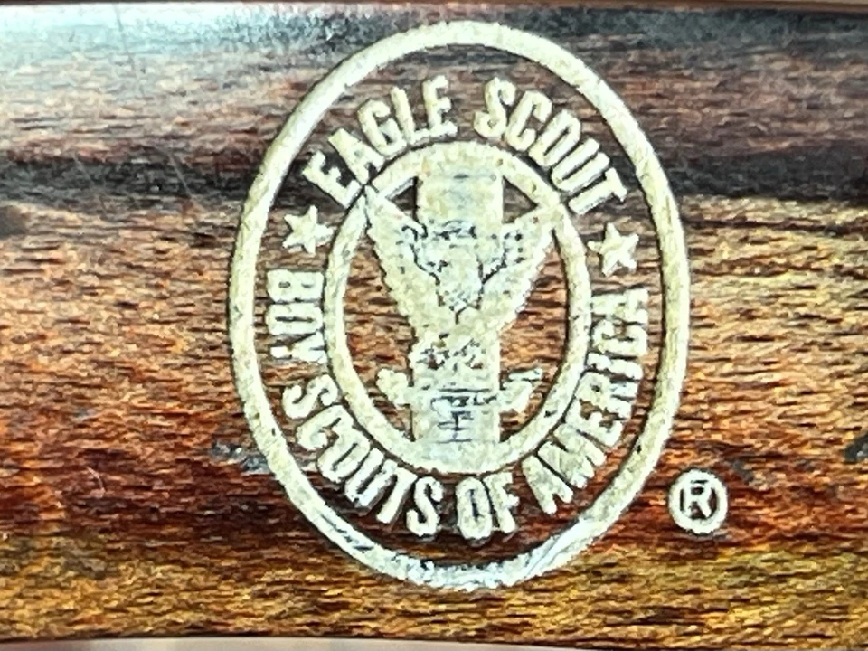 2015 BUCK USA 500 DUKE Eagle Scout Knife + Leather Sheath - Matthew Cochran - Image 3 of 4