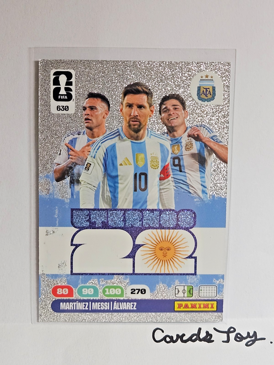 Panini Fifa World cup 2026 Adrenalyn xl Eternos full set 3 Messi