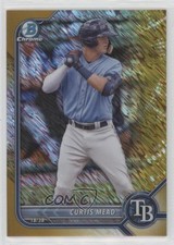 2022 Bowman Chrome Prospects Gold Shimmer Refractor 41/50 Curtis Mead 16mf