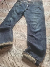 Rare PRPS Japan Mainline Selvedge Purple Line 34 x 31 inseam Straight Leg 