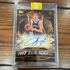 Topps Three Egor Demin Nets Hit the Mark Auto 10/25 #HM-ED 2025-26