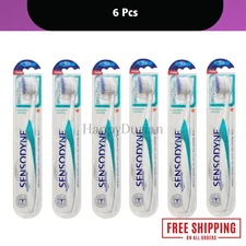6x Sensodyne Deep Clean Soft Toothbrush Silky Bristles for Sensitive Teeth