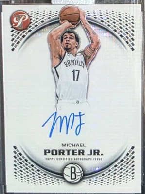 Michael Porter Jr 2026 Topps Pristine On Card Autograph #PA-MP Brooklyn Nets - Image 1 of 2