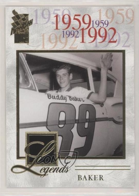 2004 Press Pass VIP Legends Buddy Baker #67 HOF 0ea9